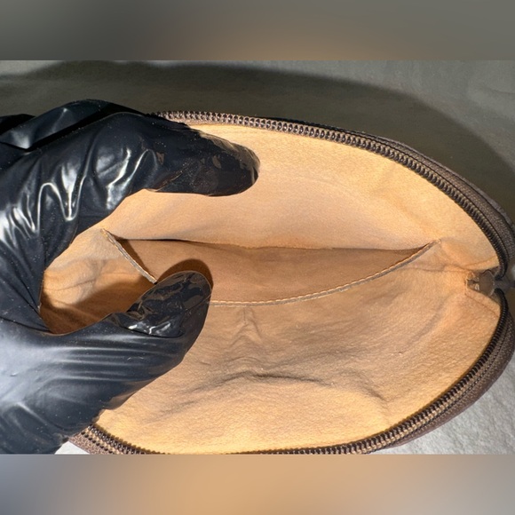 Gucci Vintage Shoulder Bag Sherry Line GG Leather PVC and Leather… - Picture 9 of 15